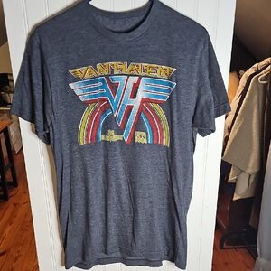 Van Halen Logo Short Sleeve Tee - Heather Navy